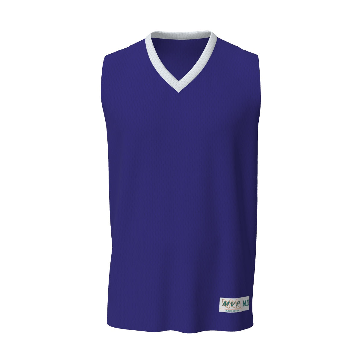 103DF - Non-reversible V-neck Jersey